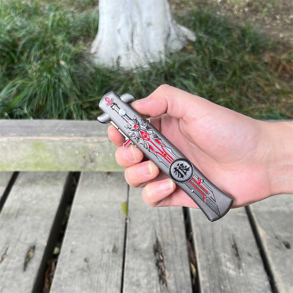 Wolf's Gravestone Game Folding Knife Trainer Replica