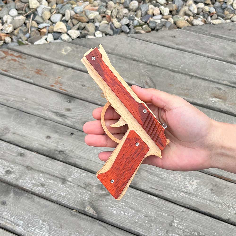 Wooden M9 Replica Rubber Band Gun
