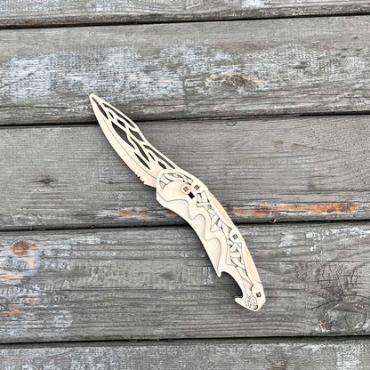 3D Folding Knife Puzzle Wooden Model Kit