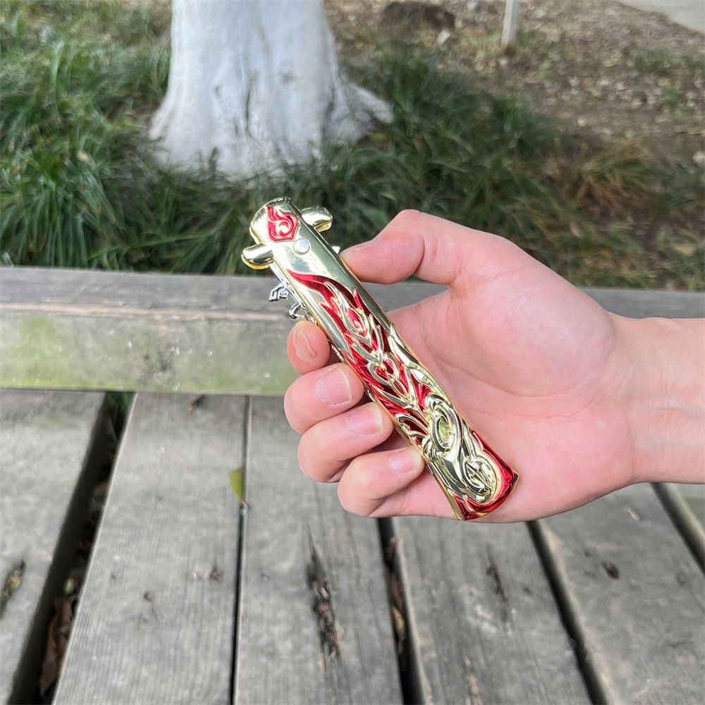 Staff of Homa Game Folding Knife Trainer Replica