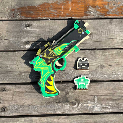 Hunting Gun 3D Rubber Band Gun Wooden Model Kit