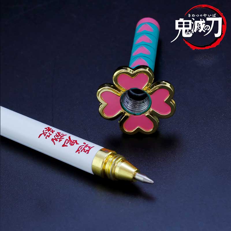 Hot Anime Peripheral Mitsuri Kanroji Anime Peripheral Metal Gel Pen