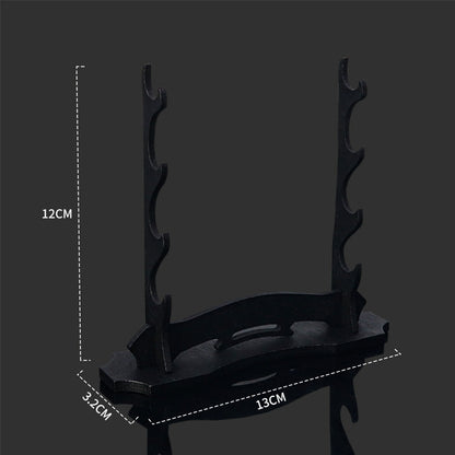 4-Layer Wooden Small Swords/Katanas Display Stand 3 In 1 Pack