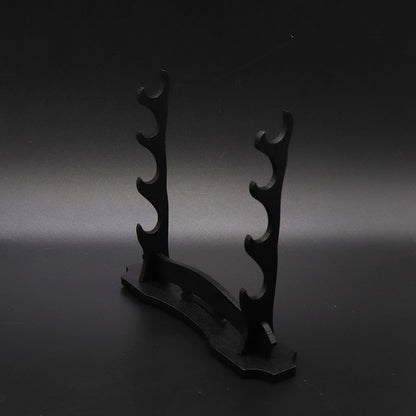 4-Layer Wooden Small Swords/Katanas Display Stand 3 In 1 Pack