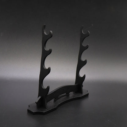 4-Layer Wooden Small Swords/Katanas Display Stand 3 In 1 Pack
