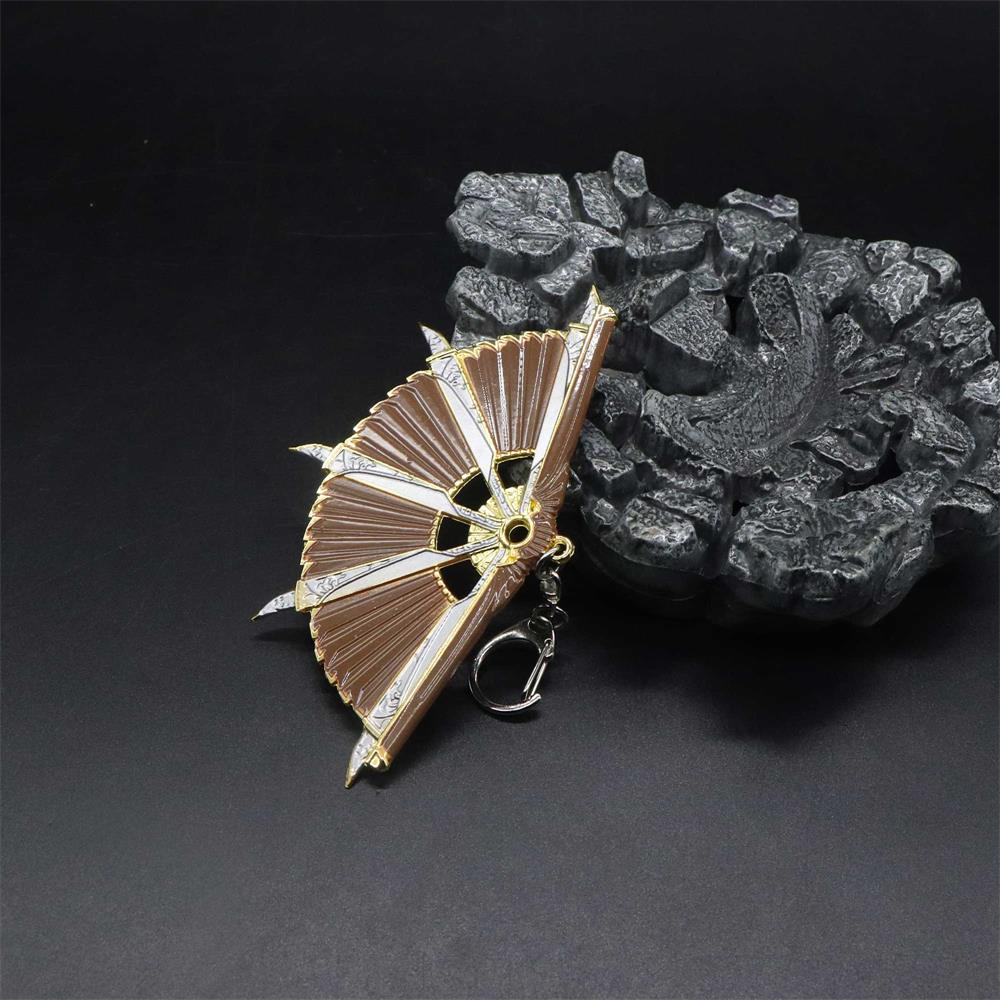 Loba Heirloom Mini Fan Metal Keychain Pendant