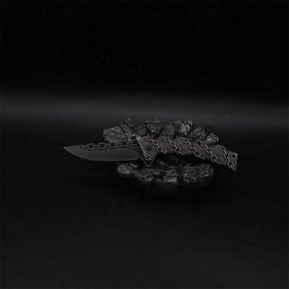 Cool Punk Knife Chain Folding Knife