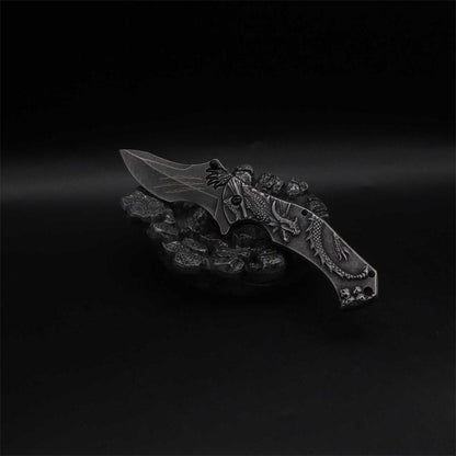 Evil Dragon Relief Folding Knife