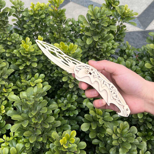 3D Folding Knife Puzzle Wooden Model Kit