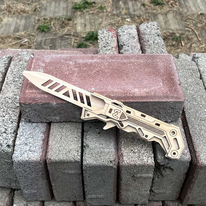 Wooden Ballistic Knife Model Kit 3D Puzzle