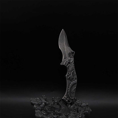 Evil Dragon Relief Folding Knife