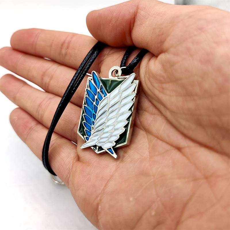 Buy ZZEBRA Black and White: Attack On Titan Necklace Wings of Liberty  Freedom Scout Regiment Legion Survey Recon Corp Badge Pendant Fashion Anime  Wholesale Online at Low Prices in India - Amazon.in