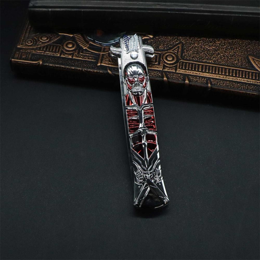 Folding Knife AOT Collection Metal Model