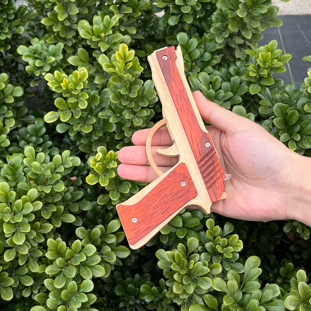 Wooden M9 Replica Rubber Band Gun