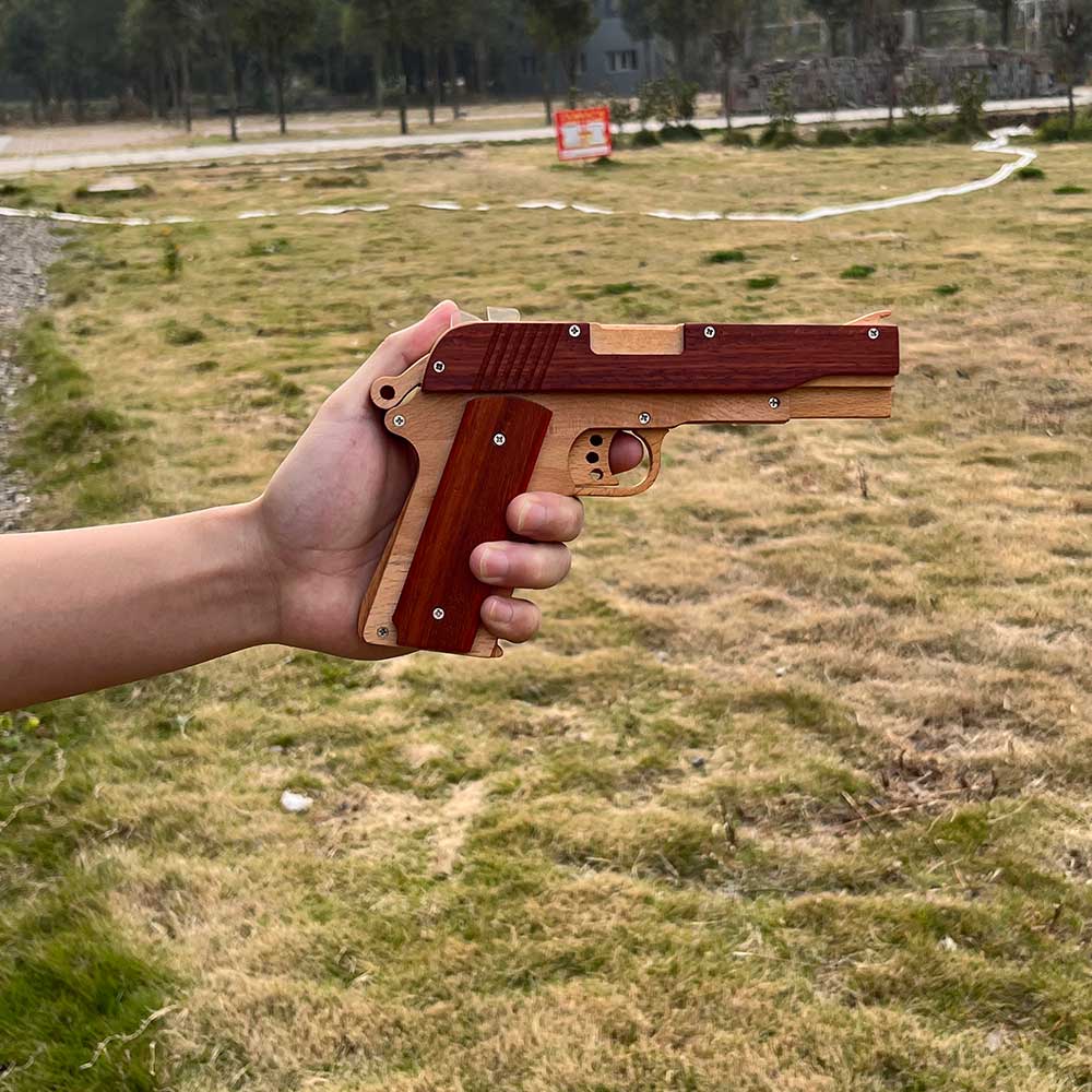 M1911 Wooden Rubber Band Gun Model