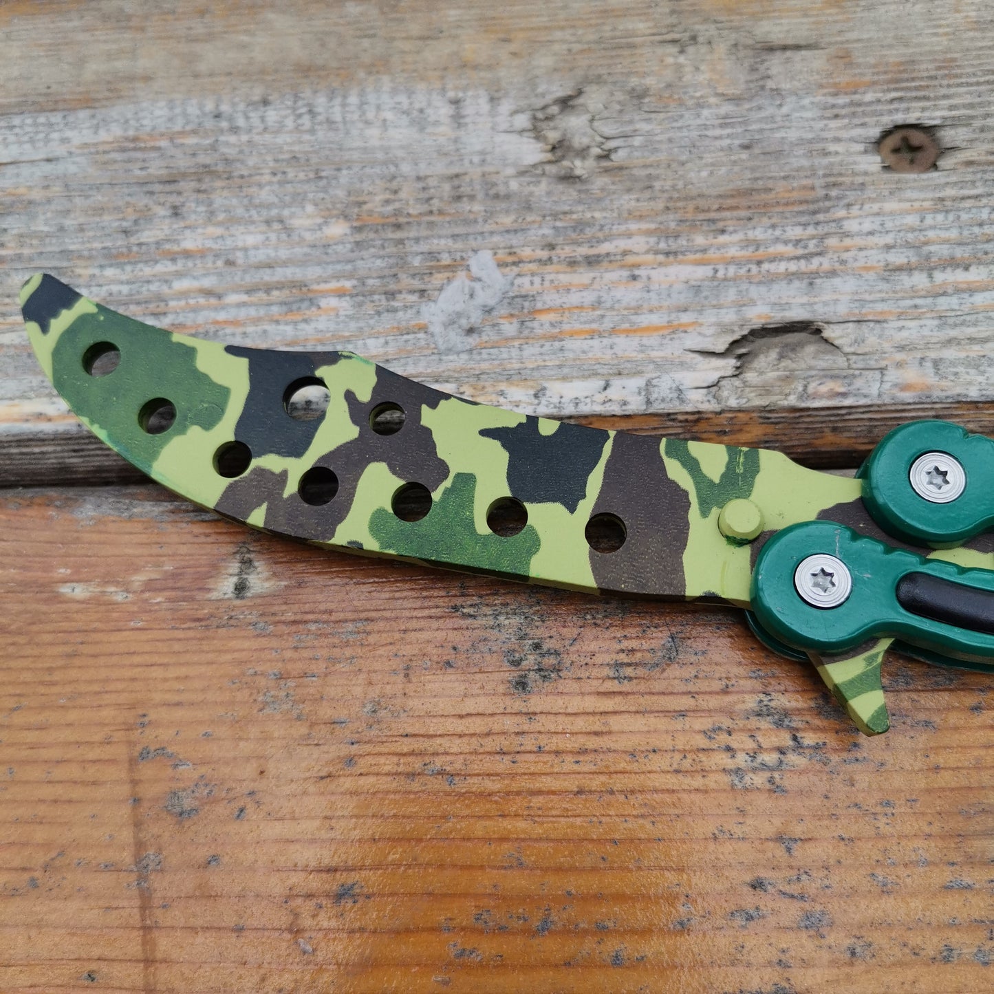 Global Offensive Balisong Trainer Boreal Forest Replica