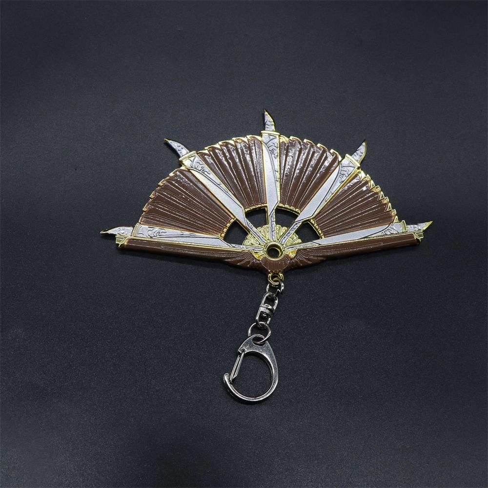 Loba Heirloom Mini Fan Metal Keychain Pendant