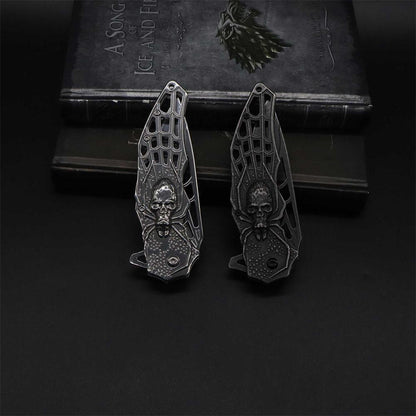 3D Skeleton Spider Folding Knife