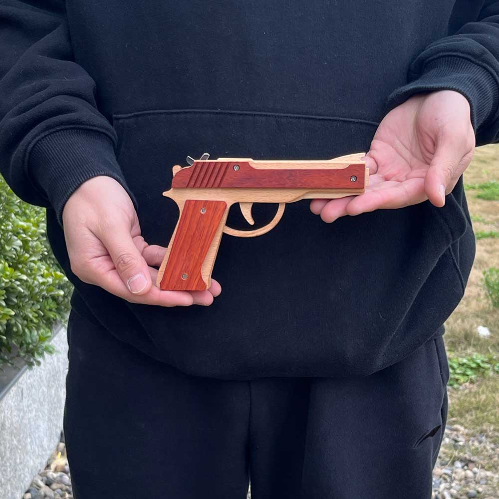 Wooden M9 Replica Rubber Band Gun