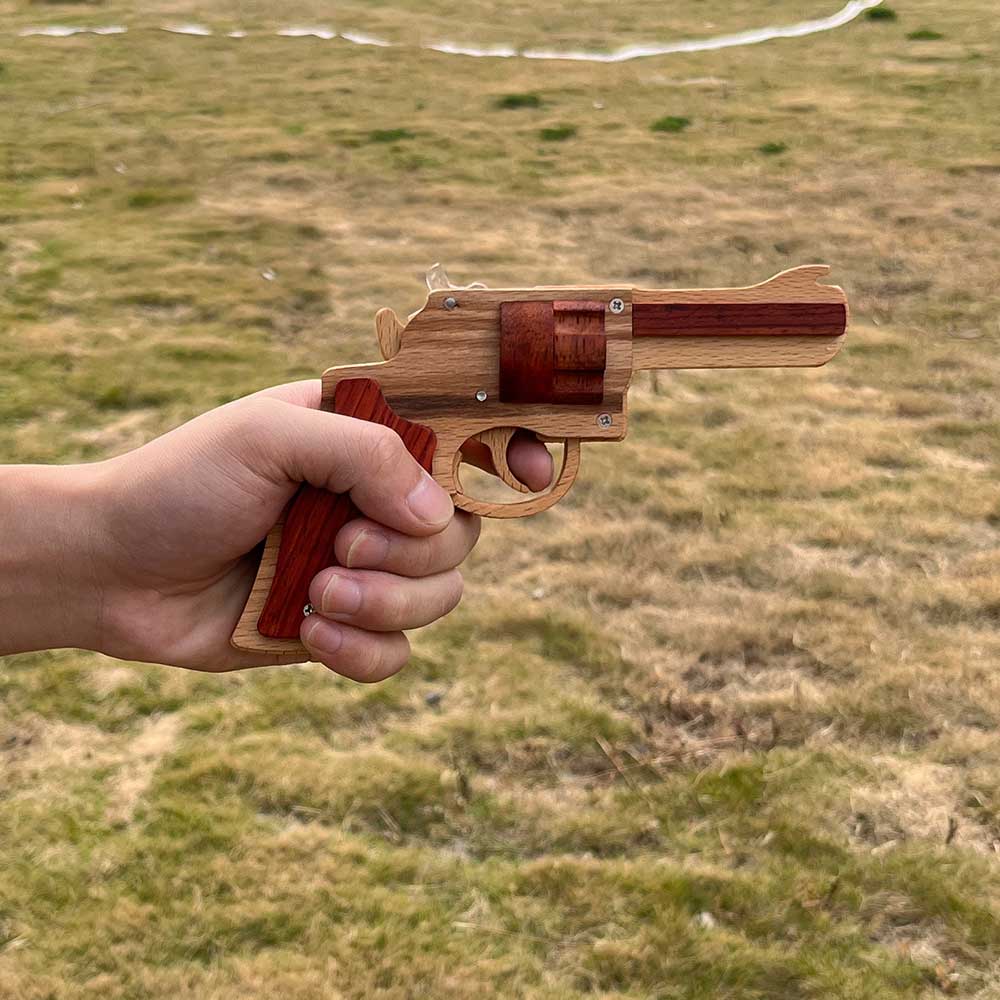 S&W 625 Revolver Rubber Band Gun Wooden Model