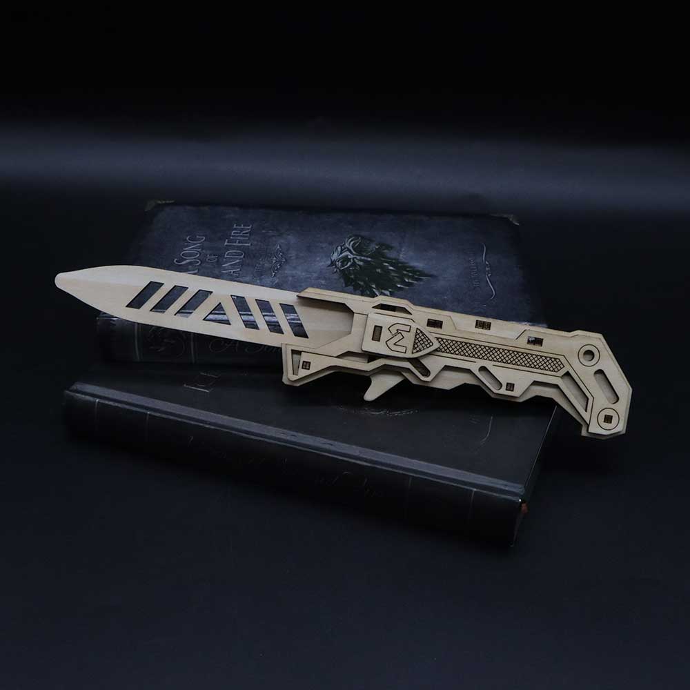 Wooden Ballistic Knife Model Kit 3D Puzzle