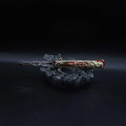 Staff of Homa Game Folding Knife Trainer Replica