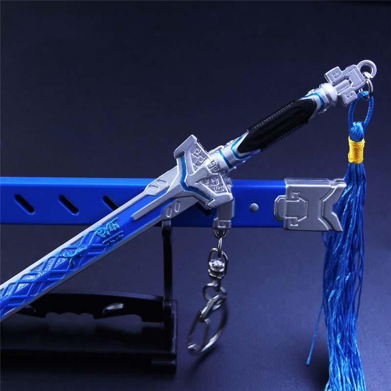 OW White Tiger Baihu Genji Skin Dragon Blade Metal Sword Model
