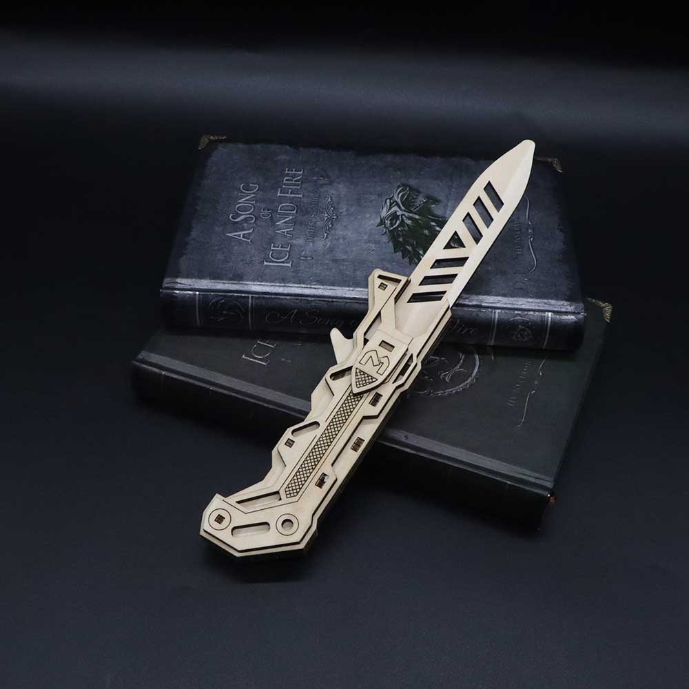 Wooden Ballistic Knife Model Kit 3D Puzzle
