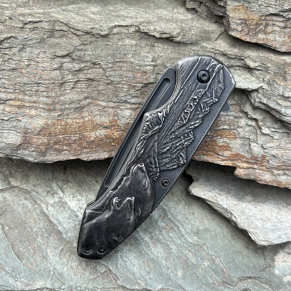 Bear Folding Knife Handy Tool