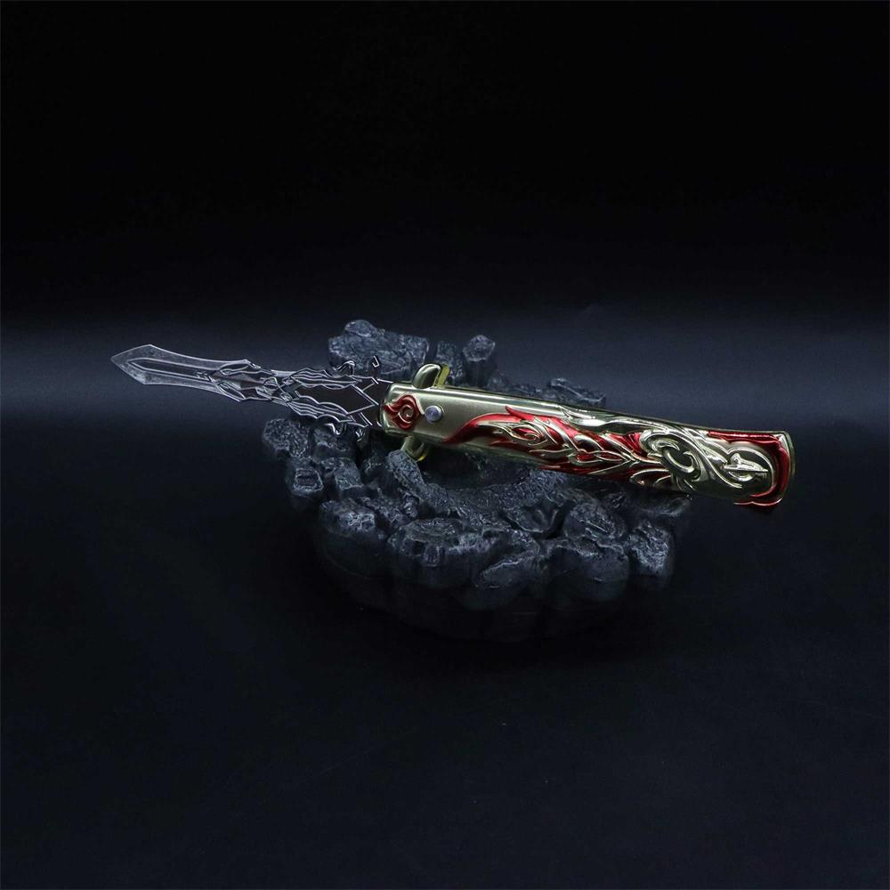 Staff of Homa Game Folding Knife Trainer Replica