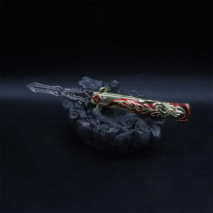Staff of Homa Game Folding Knife Trainer Replica