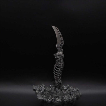 Cool Skull Folding Knife Tool