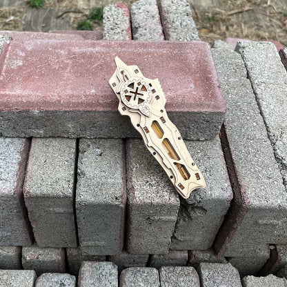Wooden Switchblade Model Kit Wood knife