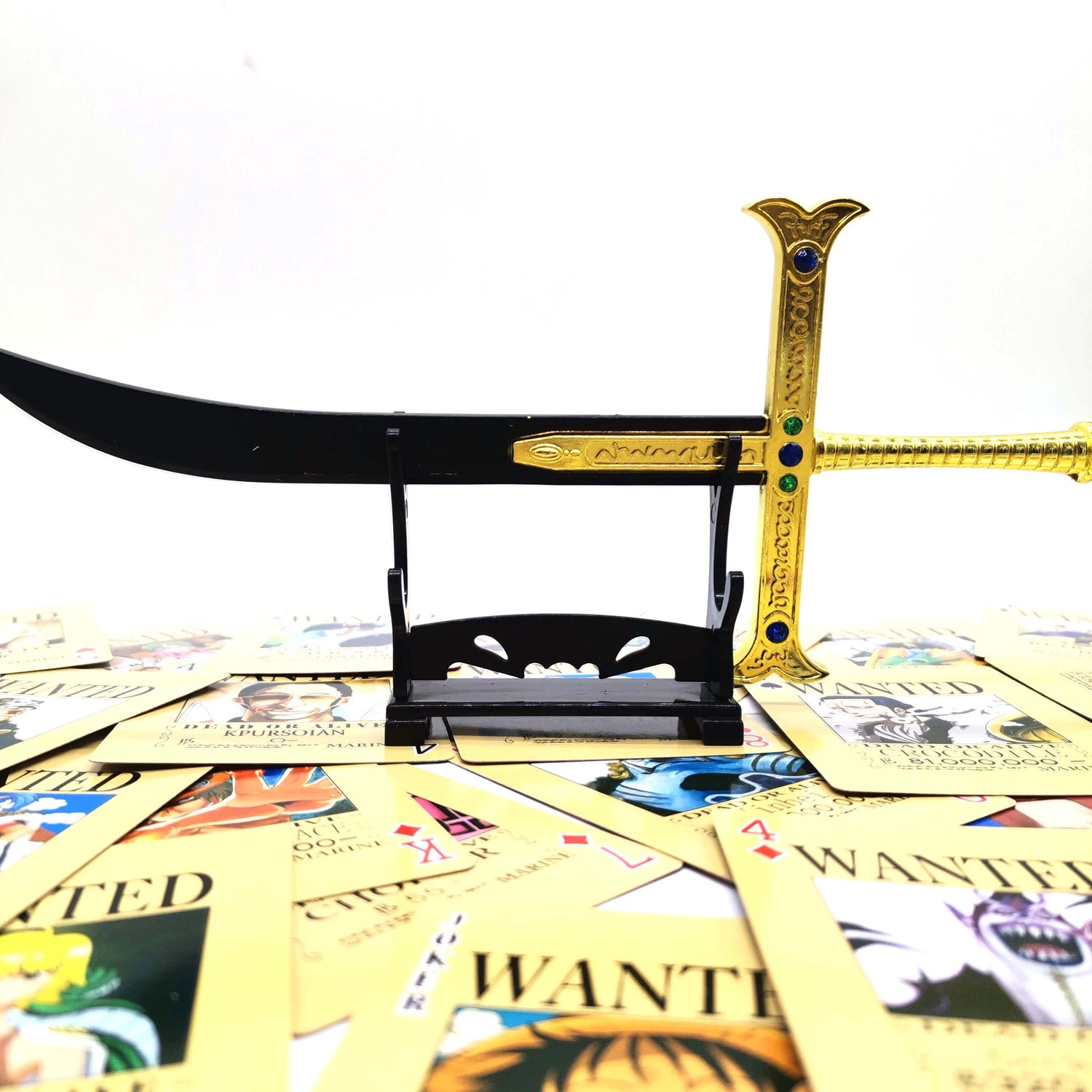 Metal Blade Display Model, Dracule Mihawk Sword, Metal Pirate Sword