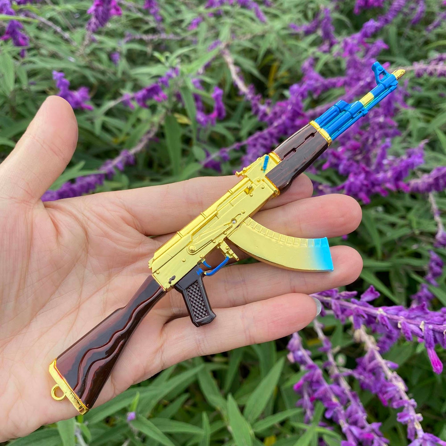 AK-47 Case Hardened CSGO Collective Gun Skin Miniature 17.5CM/6.9"