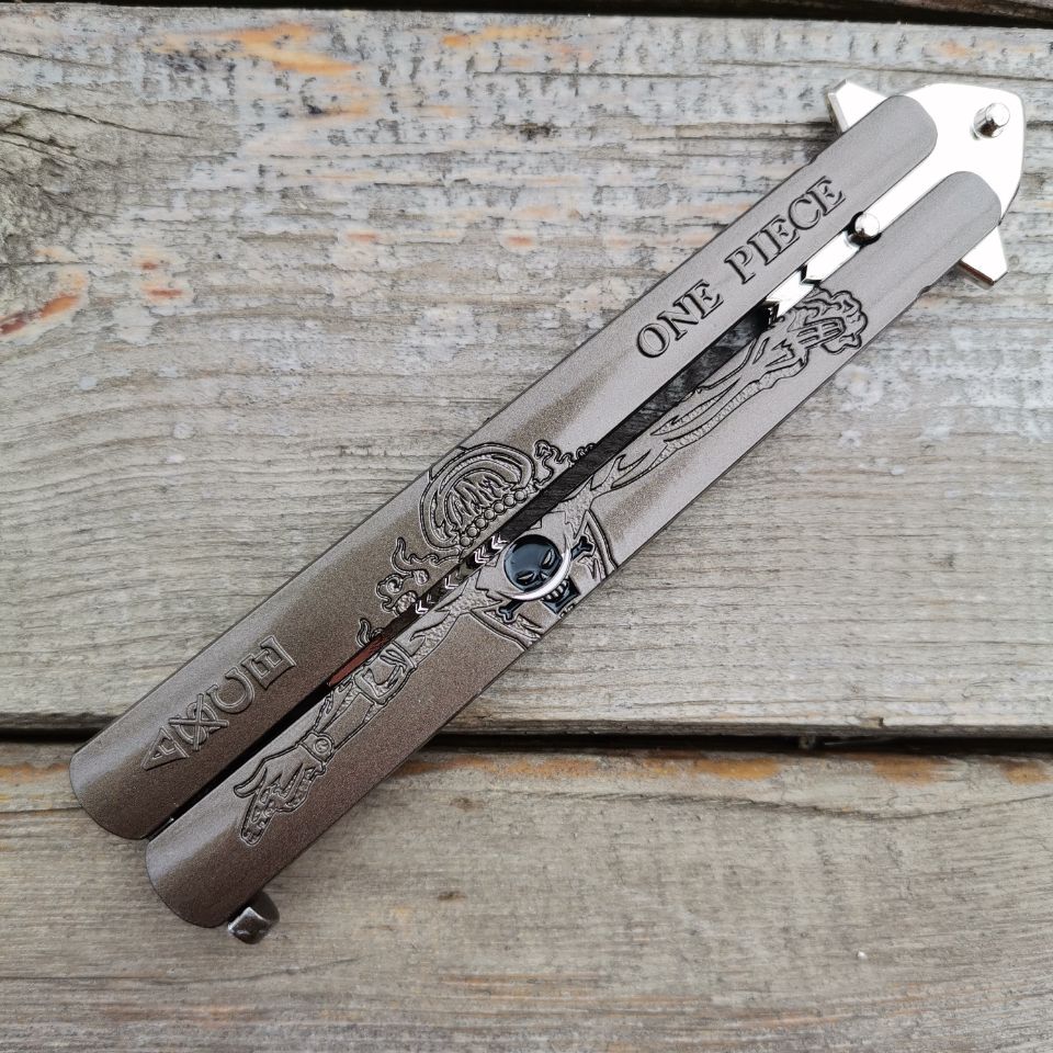 Portgas·D· Ace Blunt Blade Balisong Trainer