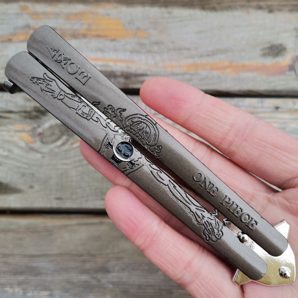 Portgas·D· Ace Blunt Blade Balisong Trainer