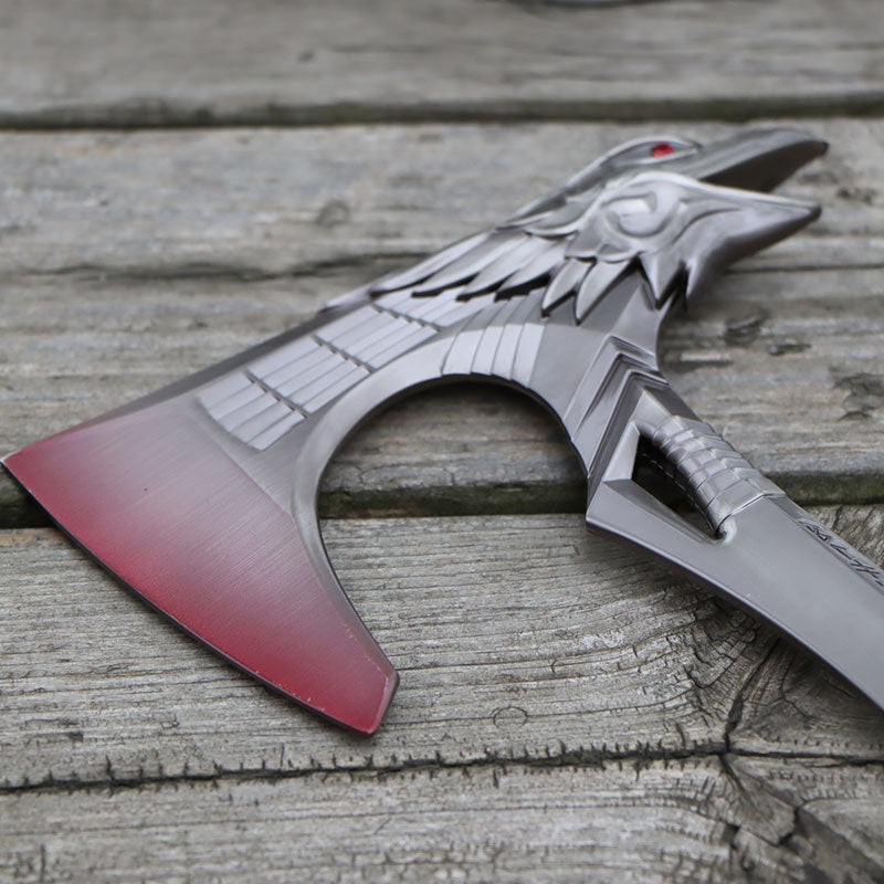 APEX 30CM Bloodhound Raven Bite Axe Metal Replica – Leones