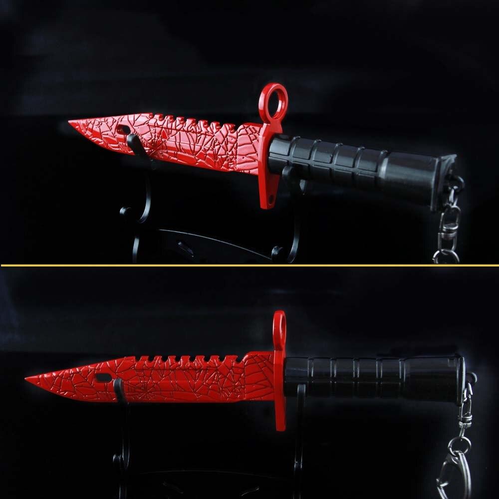 FPS Game M9 Bayonet Crimson Alloy Model