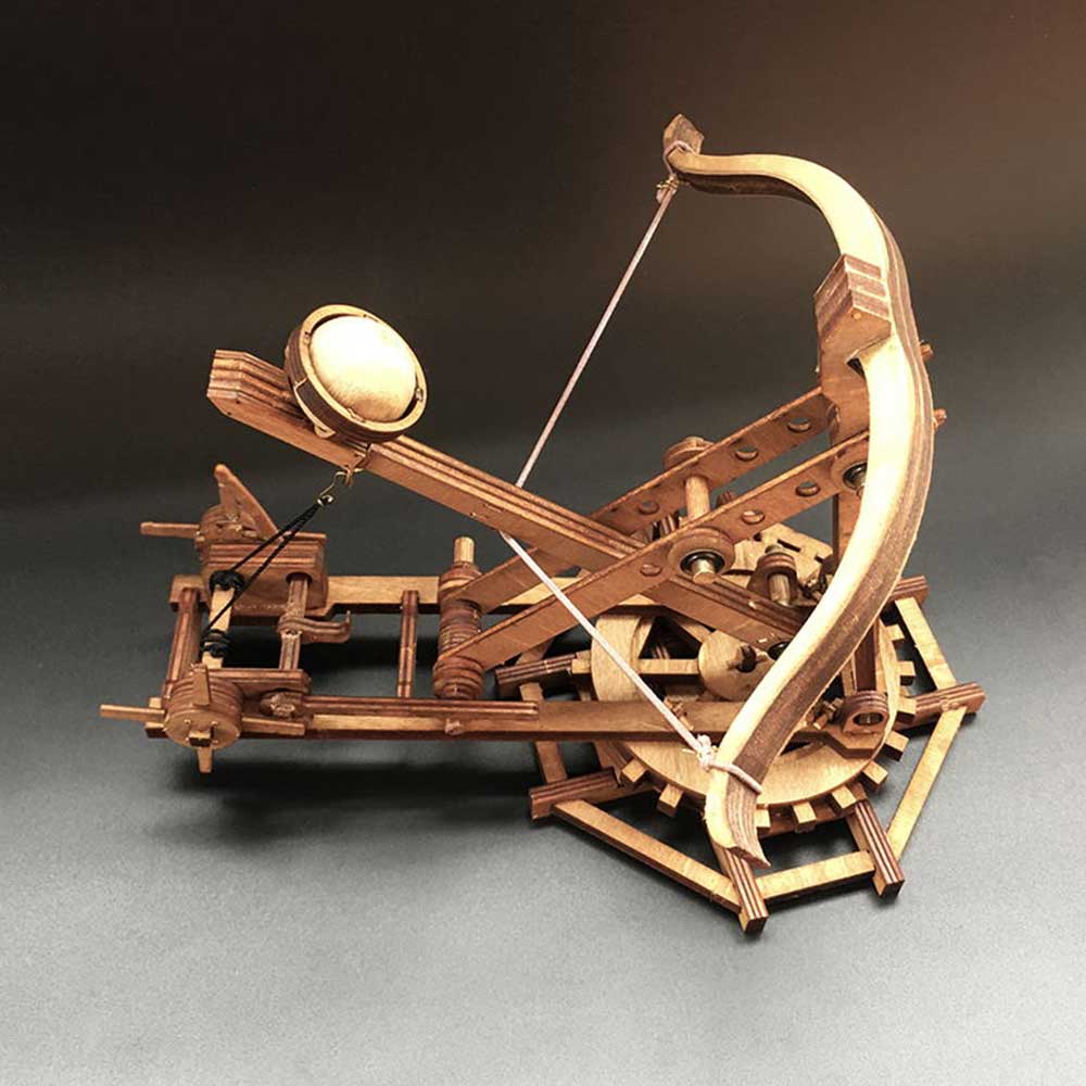 AM002 Wooden Mechanical Models Kits Catapult Ancient Weapon