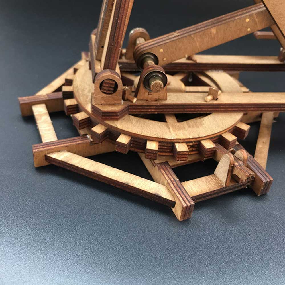 AM002 Wooden Mechanical Models Kits Catapult Ancient Weapon