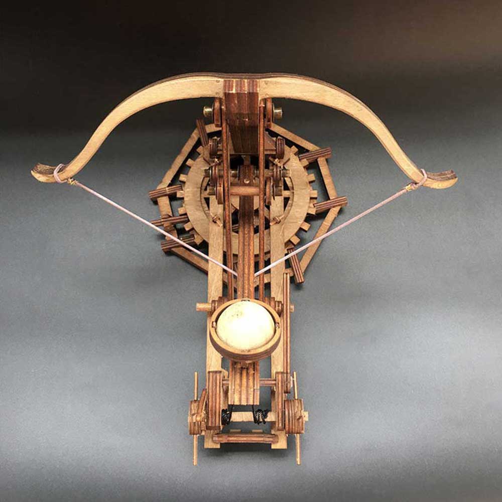 AM002 Wooden Mechanical Models Kits Catapult Ancient Weapon