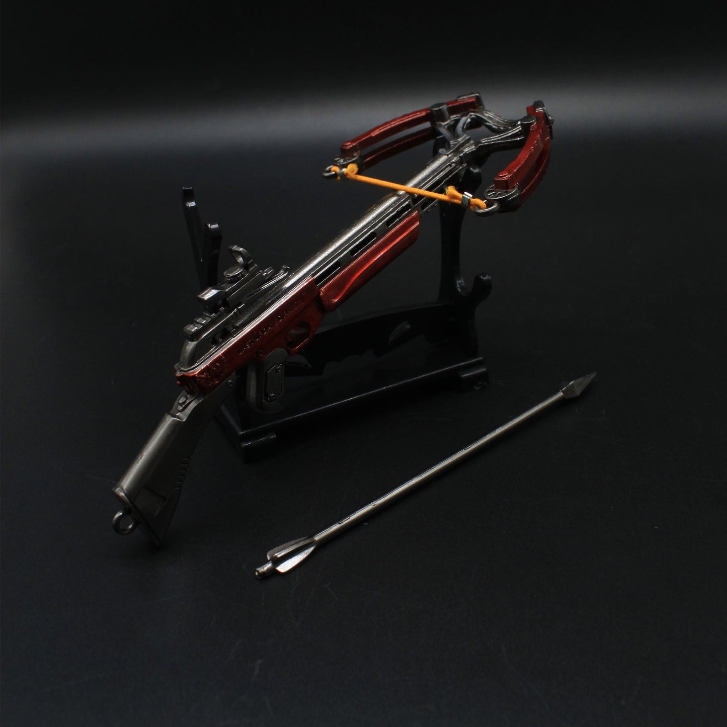 Metal Crossbow Miniature No Attack Power Bow Keychain Pendant 14CM/5.5"