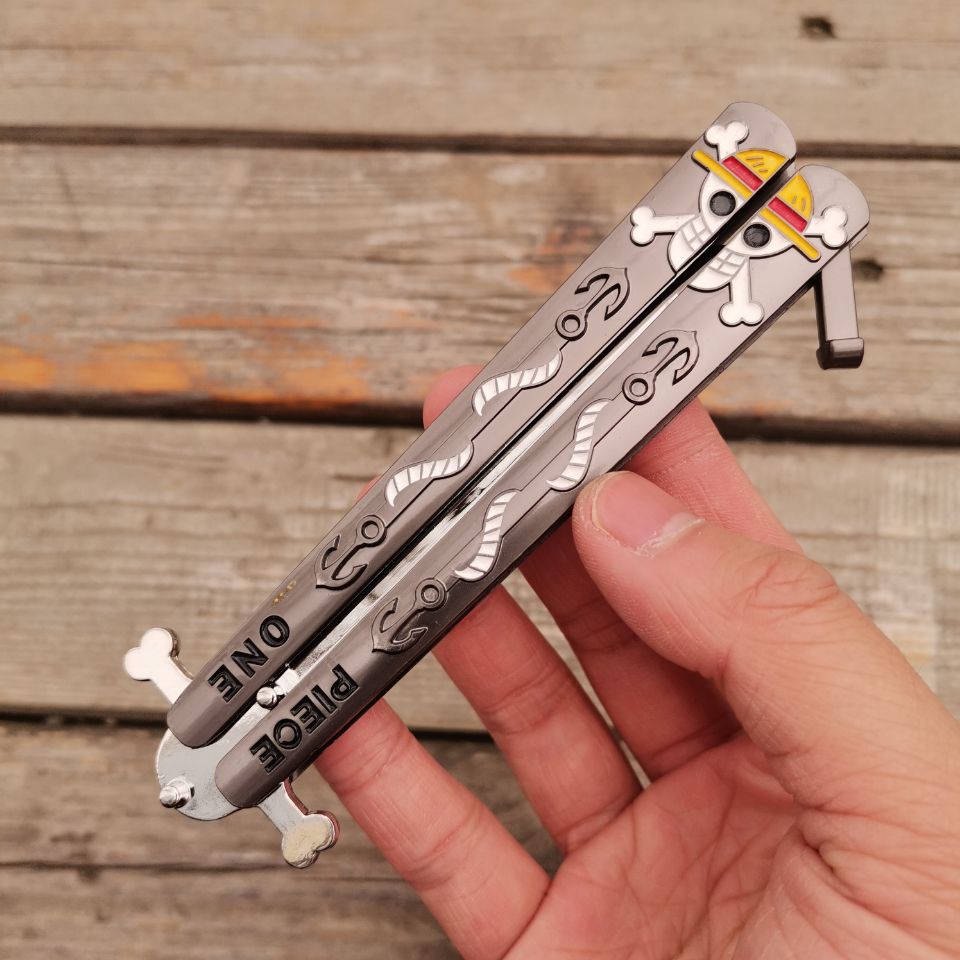 Straw Hat Pirate Luffy Balisong Trainer Model