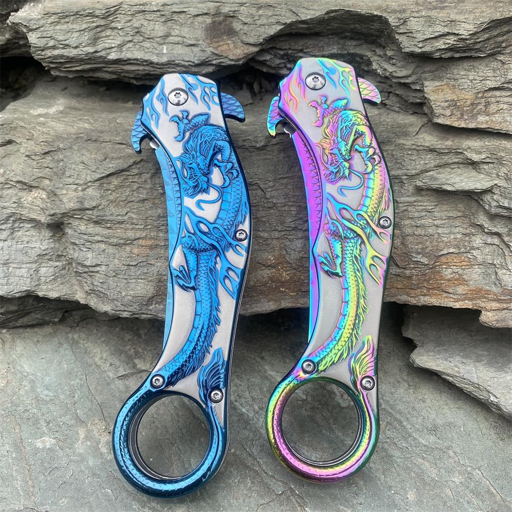Eastern Dragon Folding Knife