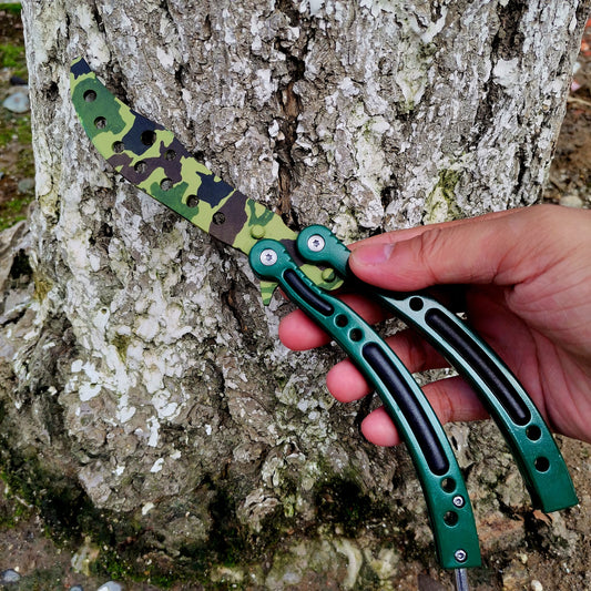 Global Offensive Balisong Trainer Boreal Forest Replica