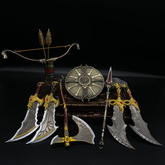 Classical Kratos Blade Leviathan Axe Guardian Shield Replica Collections