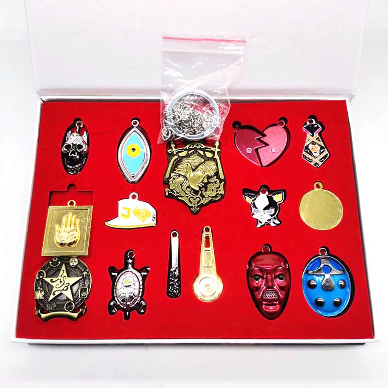 Anime Pendant Badge Adventure Kujo Jotaro Fandom Gift Box
