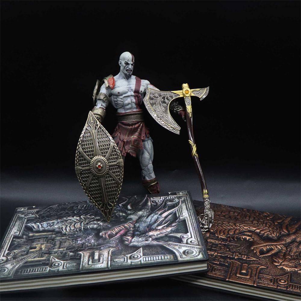 Metal Kratos Leviathan Axe Dauntless Shield Replica Display Model