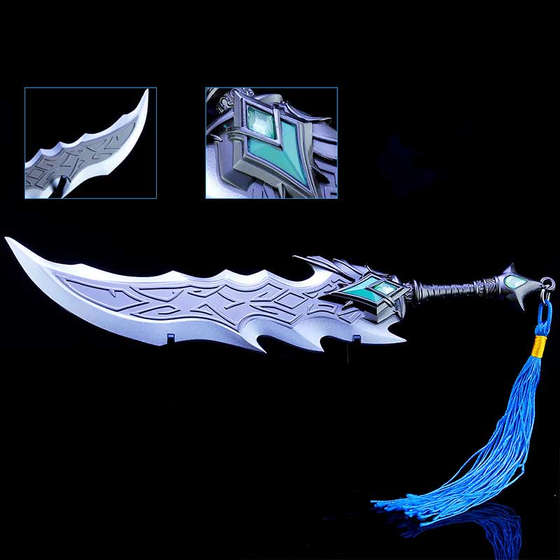 Tryndamere Sword The Barbarian King Blade Alloy Weapon Model
